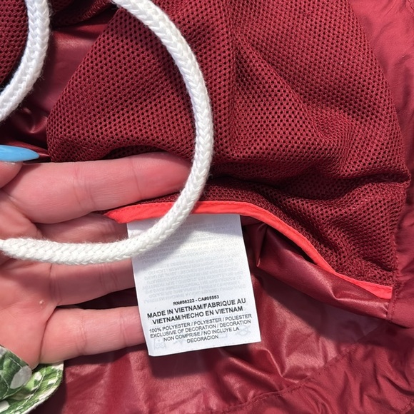 Nike Sportwear Windrunner Cropped Lightweight Color Block Hooded Windebreaker SM - Picture 7 of 7